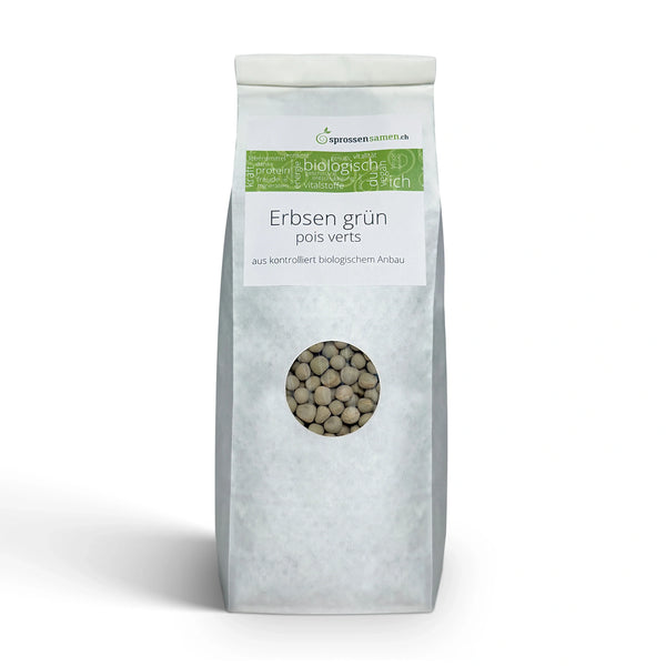 Erbsen grün Bio Samensprossen 500g