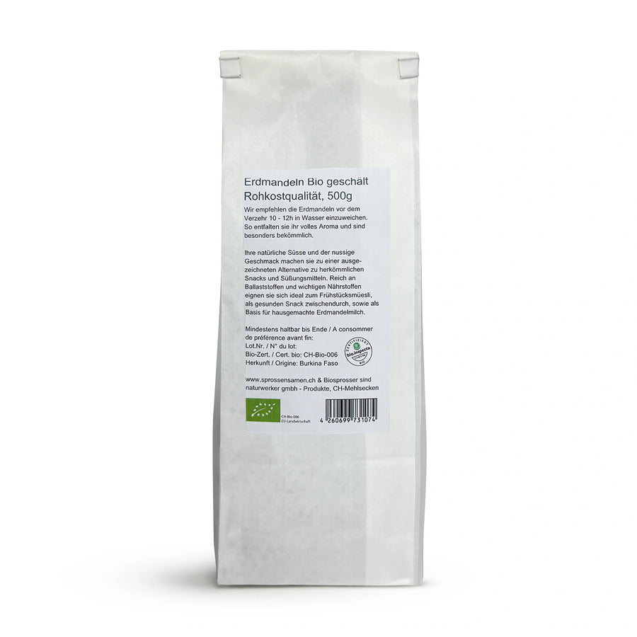Erdmandeln geschält Bio 500g