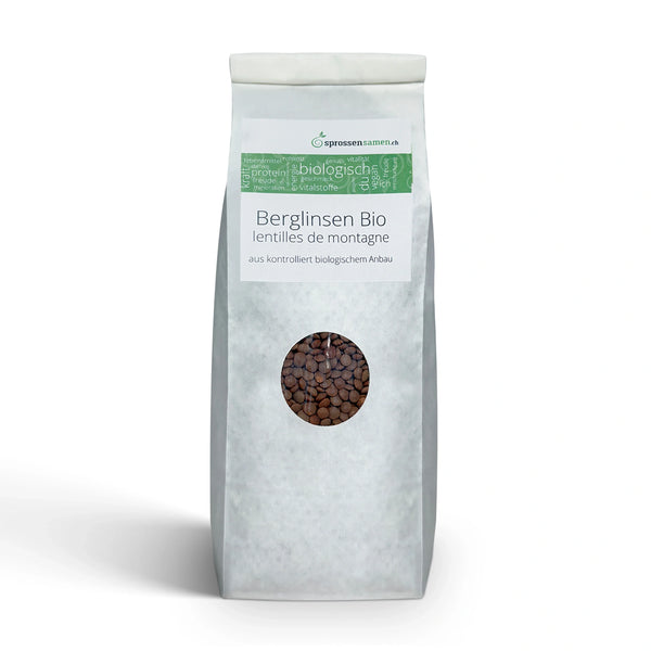 Berglinsen Sprossensamen Bio 500g
