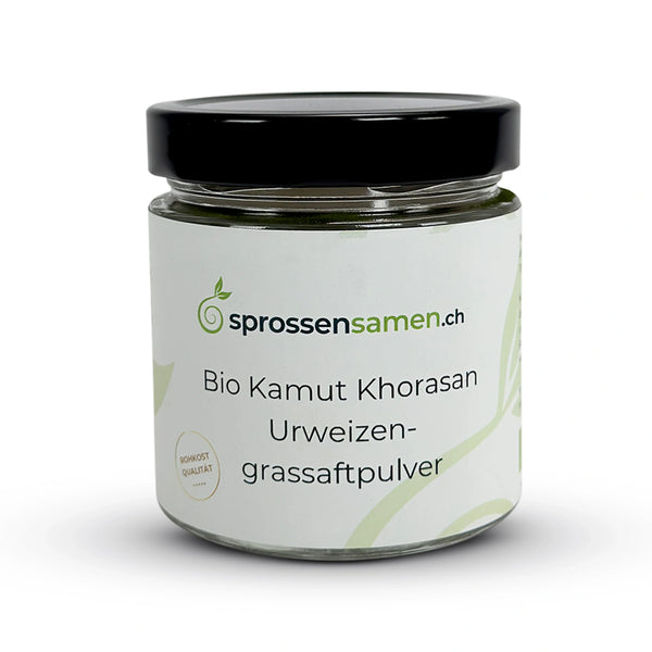 Kamut Khorasan Urweizengrassaftpulver in Bio Rohkostqualität 150g