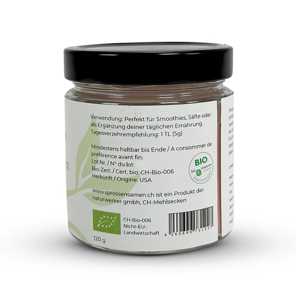 Karotten Saftpulver in Bio Rohkostqualität 150g