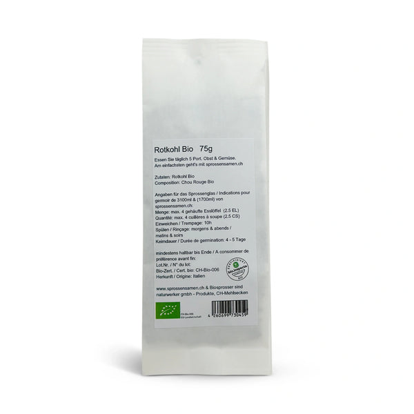 Rotkohl Bio Samensprossen 75g