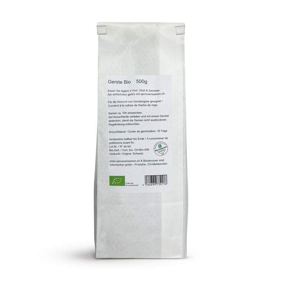 Graines germées d'orge biologique 500 g