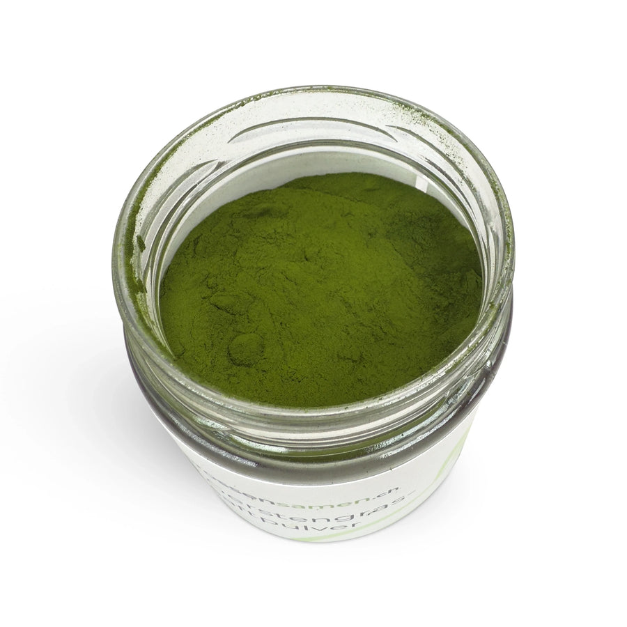 poudre de jus d'herbe d'orge crue biologique, 150 g