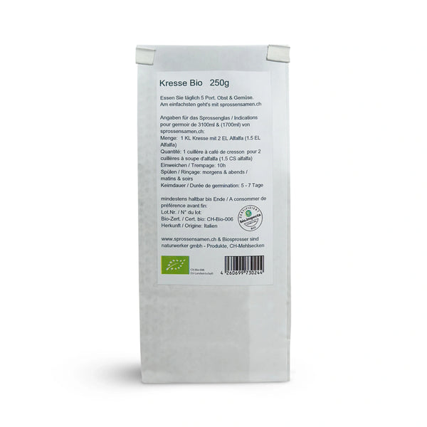 Kresse Bio Samensprossen 250g