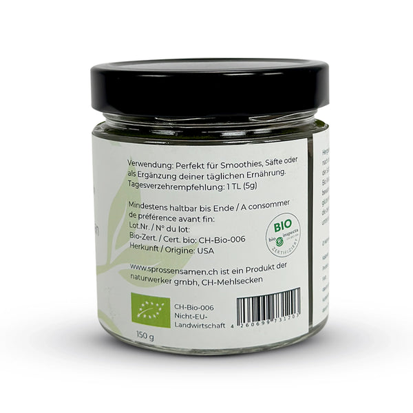 Kamut Khorasan Urweizengrassaftpulver in Bio Rohkostqualität 150g