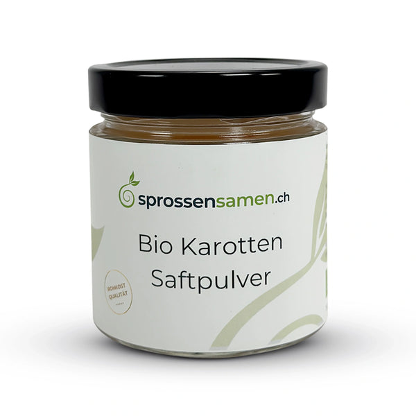 Karotten Saftpulver in Bio Rohkostqualität 150g