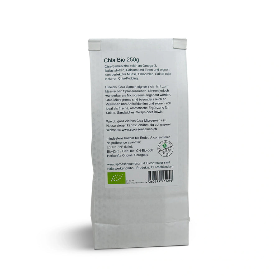 Graines de chia biologiques 250 g