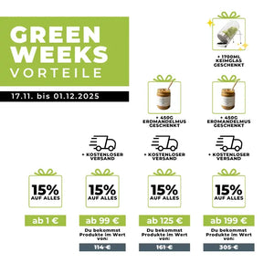 Alle Green Weeks Vorteile auf einen Blick