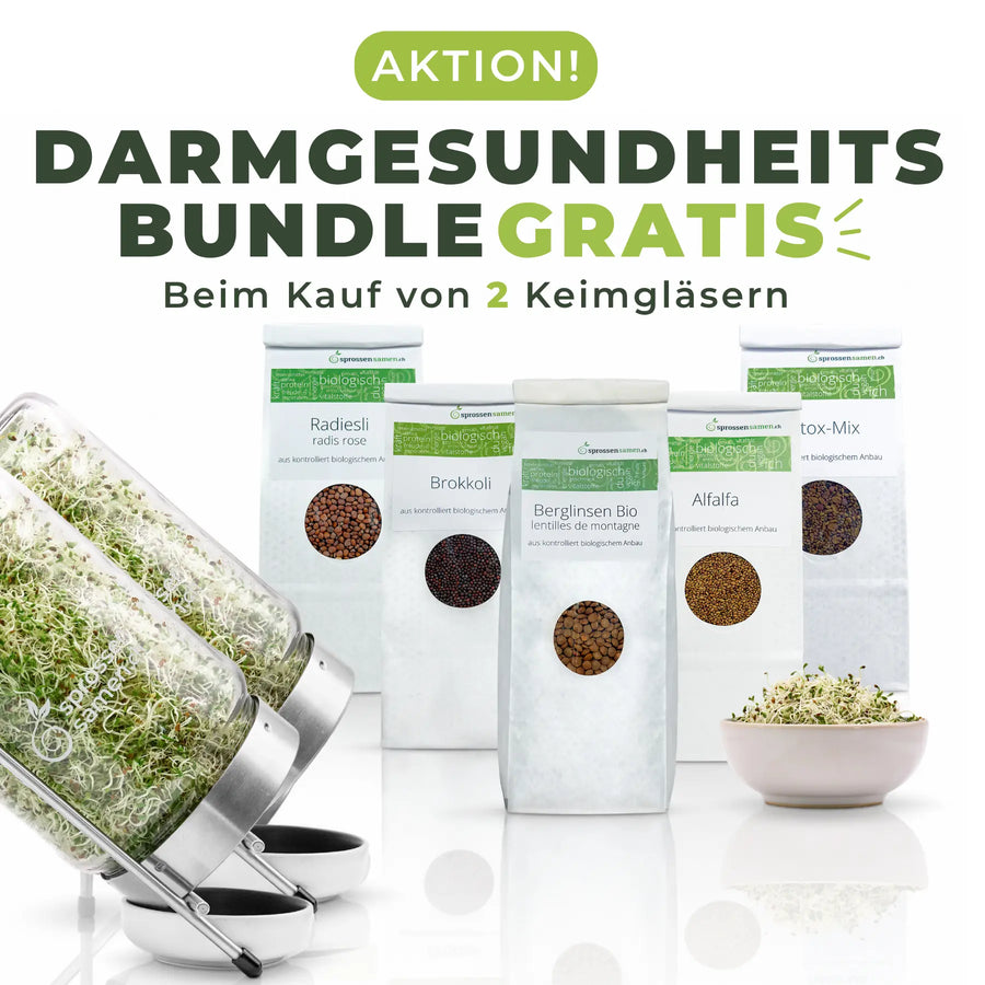Darmgesundheit-Bundle: 5 Bio-Sprossensamen