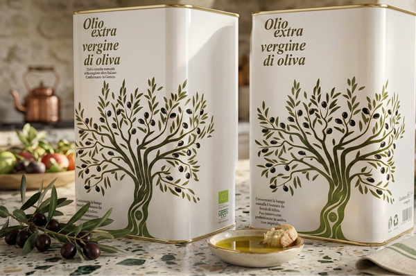 Olivenöl Extra Vergine Bio 3 Liter – Giuseppes sortenreine Öle aus Sizilien